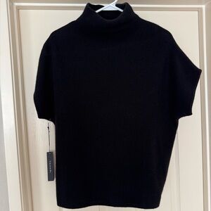 ❤️ NWT Tahari Pure Luxe 100% Cashmere Mock Neck Top size S